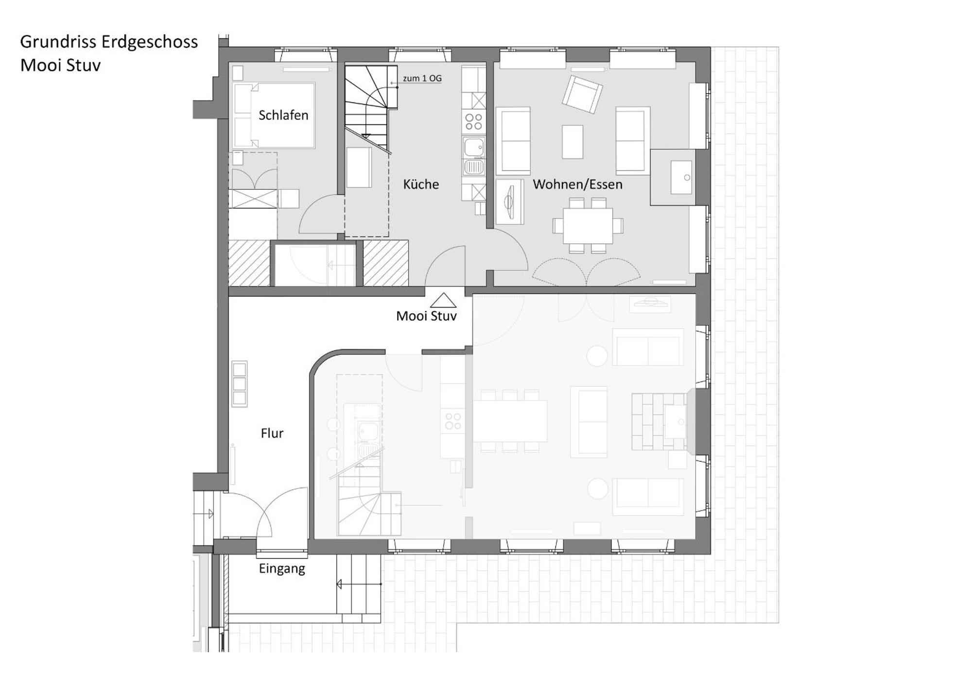 Mooi Stuv , Maisonettenwohnung , Gulfhof , Kachelofen Норден Екстер'єр фото
